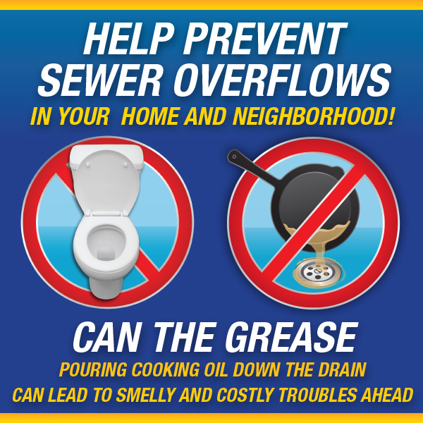 Help Prevent Sewer Overflows & Can the Grease Thumbnail
