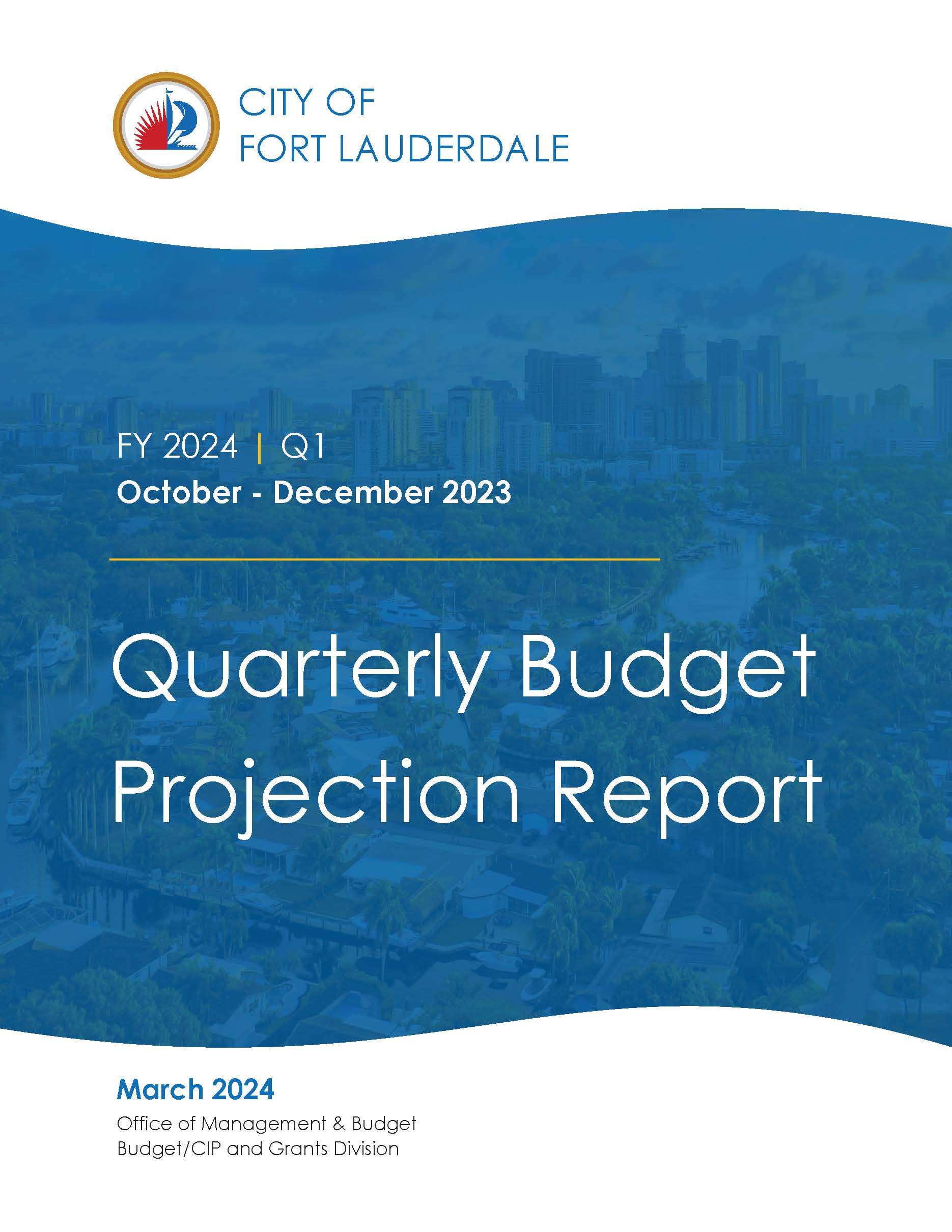 FY24 Q-1 Budget Projection Report_
